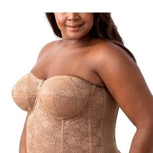 Elila Full Figure Strapless Bustier